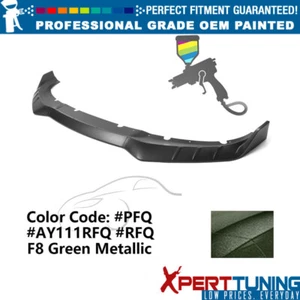Fits 15-23 Dodge Charger 3PCS Front Lip IKON V3 ABS #PFQ, RFQ F8 Green Metallic - Picture 1 of 5