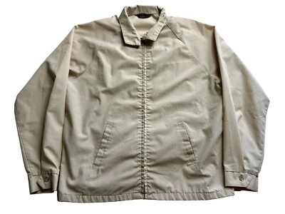 Vintage  JCPENNY Beige Tan Workwear Worker Jacket Size Xl 70s 1970s - Image 1 of 4