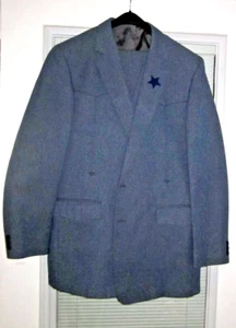vintage western Style 3 piece men's suit - Picture 1 of 16