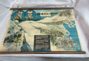 UNIQUE VINTAGE HELLENIC LITHO POSTER -GREEK EPIC 1940-41 - FROM 50s - Picture 1 of 6
