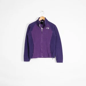 The North Face Fleecejacke Damen Medium - Lila Outdoor Wandern Full Zip - Bild 1 von 6