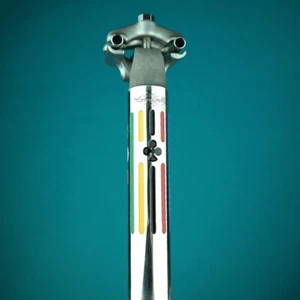 CAMPAGNOLO NUOVO RECORD 27,2 mm COLNAGO "SUPER PANTOGRAFATA" SEATPOST VGC! - Picture 1 of 16