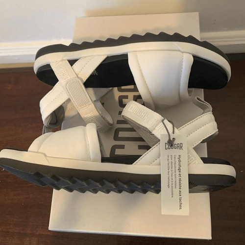 PUMA Sandalo comodo idrorepellente in pelle cougar premium in pelle cougar taglia bianco