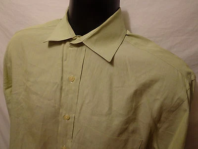Men's J. CREW Light Green Dress Shirt Button Down Sz 15 15 1/2 32-33 100% Cotton - Image 1 of 3