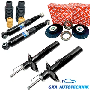 4x GAS STOSSDÄMPFER + FEBI DOMLAGER STAUBSCHUTZ  VORNE + HINTEN FÜR PEUGEOT 206 - Bild 1 von 11