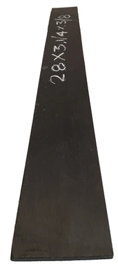 Gabon Ebony Wood Guitar Fingerboard 28X3.25X3/8 Inch Ebony Woodworking Lumber - Image 1 of 4