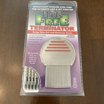 Ginesis NIT FREE TERMINATOR LICE COMB Red NEW Fast Ship - Image 1 of 2