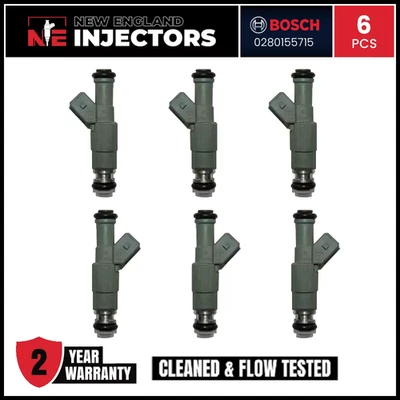 OEM Bosch 4 Hole Upgrade 24LB Injectors For 1993-1998 Jeep Grand Cherokee 4.0 - Image 1 of 4
