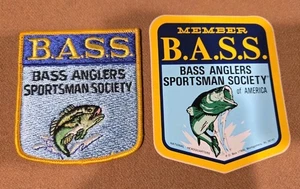 Bass Anglers Sportsman Society Member Patch & Sticker Fishing  - Picture 1 of 1