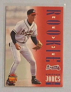 1994 Donruss Triple Play - #281 Chipper Jones/ Atlanta Braves  - Picture 1 of 2