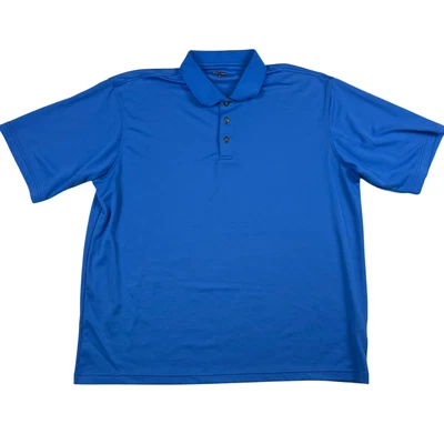 Pebble Beach Polo Shirt Mens XXL Performance Moisture Wicking Blue Golf - Image 1 of 4