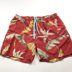 Tommy Bahama Relax XL (Fit 38W) Elastic Brief Lined Swim Trunk 6" Short Red MINT - Picture 1 of 8