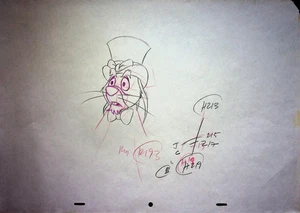 Le Molte Avventure di Winnie the Pooh Produzione Disegnata A Mano CONIGLIO Matita - Foto 1 di 2