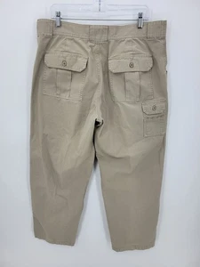 Cabelas Hose Herren 36x30 hellbraun khaki Cargo Taschen Utility Outdoor Freizeit - Bild 1 von 12