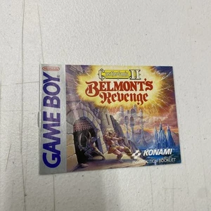 Castlevania II: Belmonts Revenge - Nintendo Game Boy - Nur Originalanleitung! ~~ - Bild 1 von 2