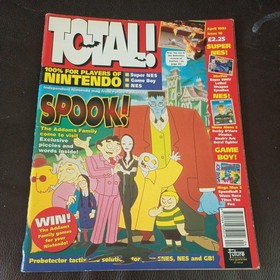 TOTAL! Nintendo Magazine Issue 16 April 1993 Ft NES SNES Gameboy Addams Family