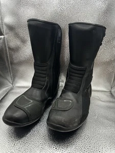 Tourmaster Hipora Motorcycle Riding Boots Waterproof Size 10 - Picture 1 of 6