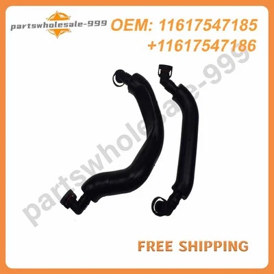11617547185 11617547186 2PCS New Breather Hoses Fit For BMW X5 545i 645Ci 04-06 Foto 1 de 4