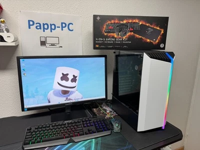 ✨RGB Gaming PC Intel i5 8400 /  16Gb DDR4 / RTX 2060 6Gb /  1,6TB / SSD-HDD +24" - Bild 1 von 4