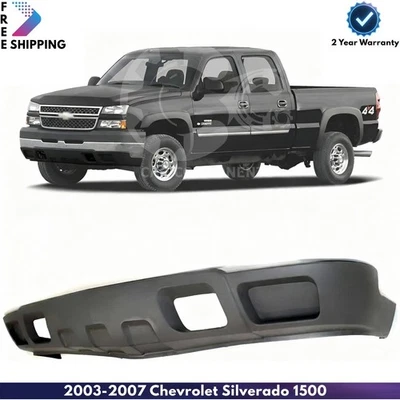 Lower Valance Air Deflector Textured For 2003-2007 Chevrolet Silverado 1500 Foto 1 de 4