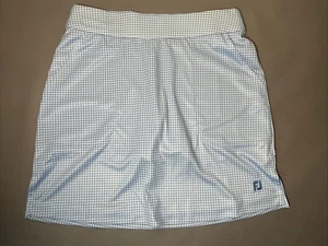 Footjoy Golf Rock Damen XS blau weiß Hahnentritt Stretch mit Futtertaschen - Bild 1 von 11