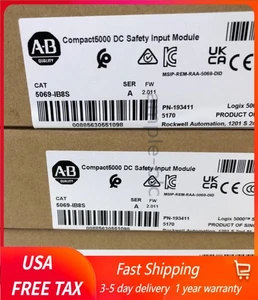 Allen Bradley 5069-IB8S Ser A Compact5000 DC Safety Input Module New - Picture 1 of 4