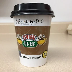 Central Perk Friends Coffee Novelty Gift Boxer Briefs mens XL 40”-42” New AR133 - Picture 1 of 4