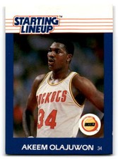 1988 Kenner Starting Lineup Cards #NNO Akeem Olajuwan