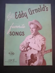 Eddy Arnold's Favorite Songs Songbook - Picture 1 of 10