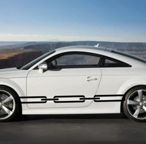 Car Stickers Square Cross Sport 75'' for TT Vinyl Lower Door Panel Decals ZC515 - Foto 1 di 5