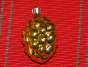 DE COLECCIÓN SOVIÉTICO ÁRBOL DE NAVIDAD ADORNO DECORACIÓN UVA AMARILLA AÑOS 60 RUSIA - Imagen 1 de 1