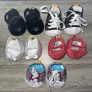 LOT OF BUILD A BEAR WORKSHOP SHOES (5 Pairs) - Picture 1 of 7