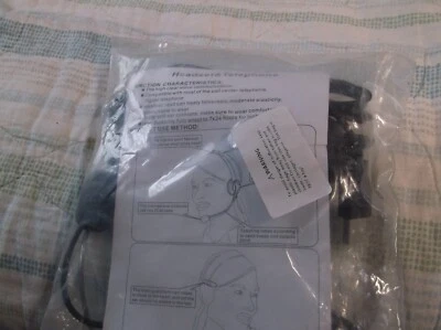 Auriculares para teléfono de oficina y hogar con enchufe modular RJ para teléfono AT&T GE + cojín Foto 1 de 3