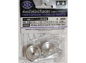 Tamiya Accessoires Mini 4WD Jantes Aluminium Large Diamètre Heavy Art. 95636 - Photo 1 sur 2