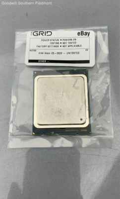 Intel Xeon E5-2603 Quad Core 1.80GHz LGA 2011 Processor CPU - Image 1 of 2