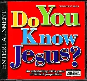 DO YOU KNOW JESUS? BRAND NEW SEALED JEWEL CASE (OLD STOCK) FAST FREE SHIPPING. - Picture 1 of 2