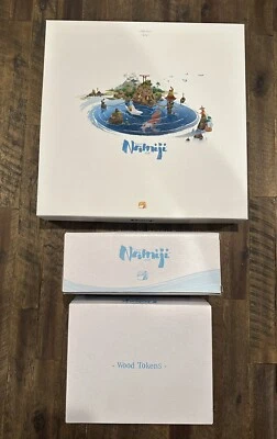 namiji Kickstarter board game with 5 Player Mats And Wood Tokens - Image 1 of 4
