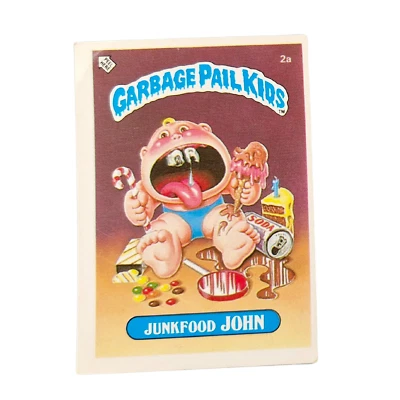 1985 Series 1 Garbage Pail Kids (AUS) - 2a Jinkfood John - Image 1 of 2