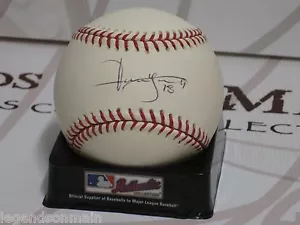 Jason Bartlett Minnesota Twins Tampa Rays Signed OMLB Baseball LOM COA (BSB241) - Picture 1 of 1