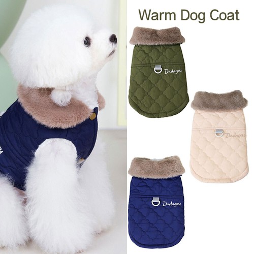VETEMENTS Cappotto imbottito morbido caldo cane shaggy giacca invernale gilet vestiti abbigliamento UK