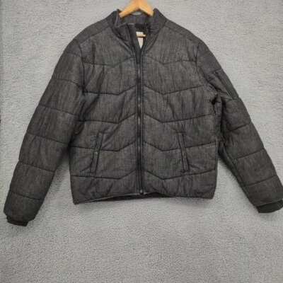 Calvin Klein Jacket Mens XL Gray Quilted Full Zip Lined Casual Outdoor CK Gorp - Image 1 of 4