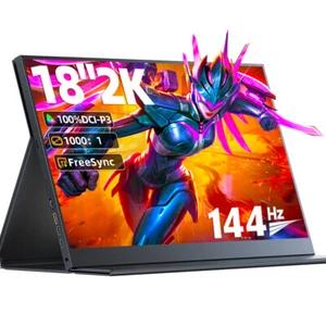 UPERFECT Portable Gaming Monitor 144Hz 18" 2K QHD 2560 * 1600 Tragbarer Monitore - Bild 1 von 10