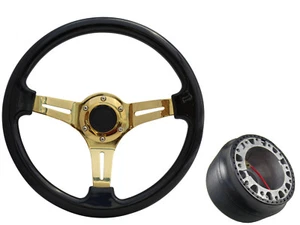 Black Gold TS Steering Wheel + Boss Kit for LEXUS 034 - Picture 1 of 4