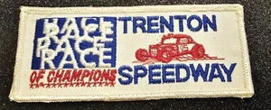 NOS VINTAGE IN PENSIONE TRENTON SPEEDWAY RACE OF CHAMPIONS Patch HOTROD Racing - Foto 1 di 7