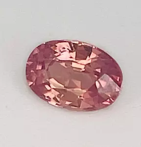 Unheated Padparadscha Sapphire No Heat Oval Padparadscha Sapphire - Picture 1 of 6