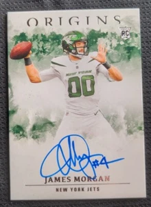 2020 Panini Origins - Rookie Autographs ON Card #RA-JM James Morgan NY Jets - Picture 1 of 2