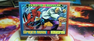 1993 Skybox Marvel Famous Battles Spider-Man vs Kingpin Karte #169 GENIAL - Bild 1 von 2