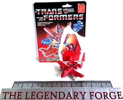 Figura de acción Transformers G1 Powerglide Minibot de colección Cardback excepcional Foto 1 de 4