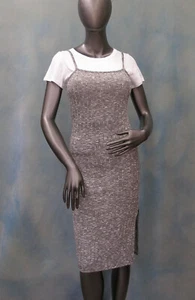 ACEMI Juniors Size Medium Made In USA Retro Eighties Midi Slip Dress - Picture 1 of 5