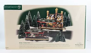 DEPT 56 Dickens Village Old Queensbridge Station Zug Eisenbahn beleuchtet Neu in OVP - Bild 1 von 11